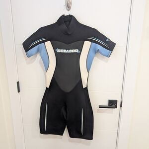 Sea-Doo Short Sleeve/Short Leg Wetsuit Women’s Size 7/8 (Medium)